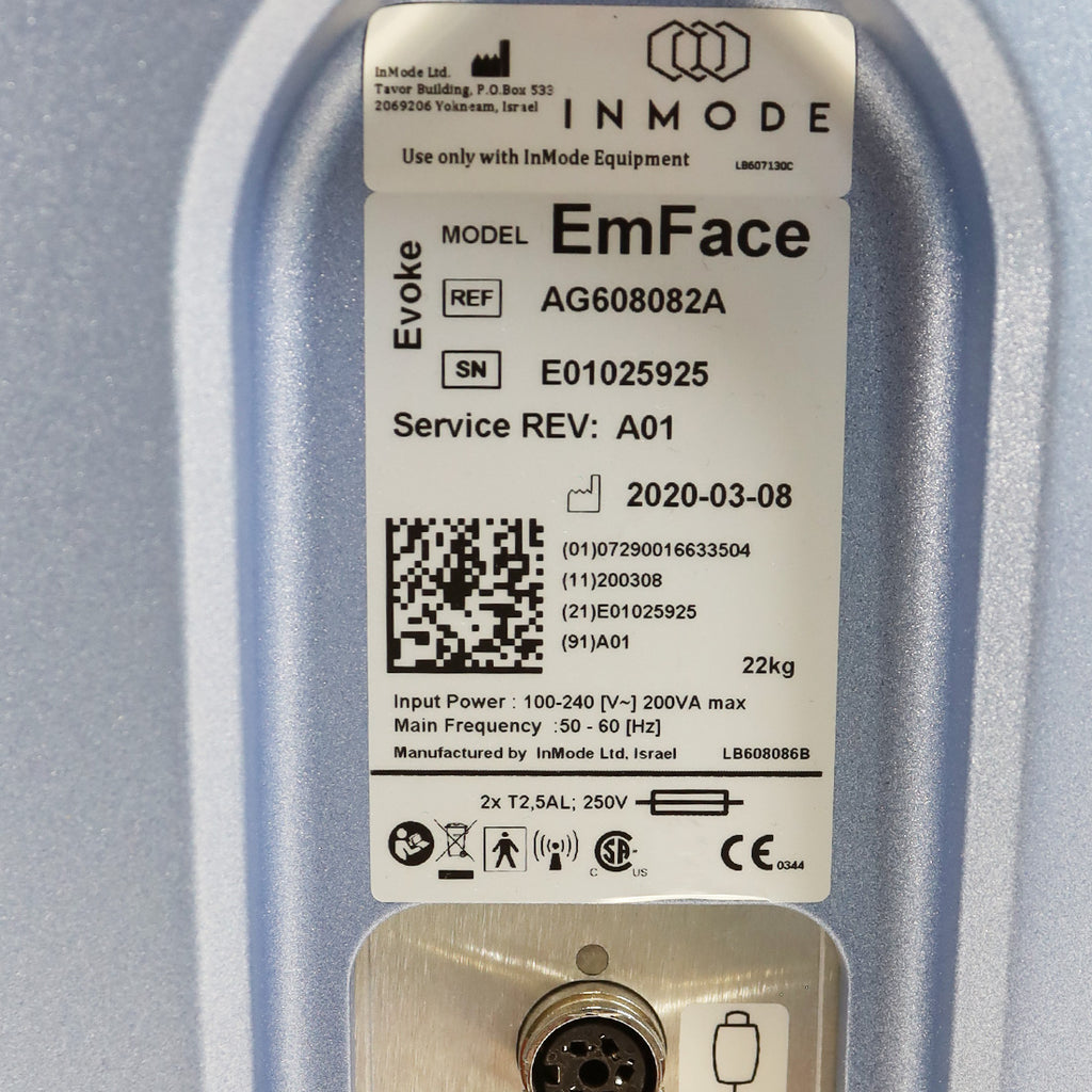 2020 InMode EVOKE RF Facial Remodeling Submental Cheek Chin System