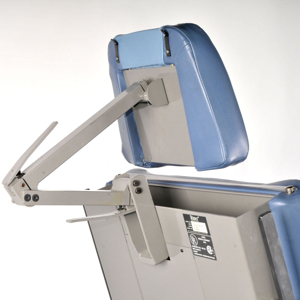 Midmark Ritter 75 Power Adjustable Medical Procedure Blue Exam Chair Table OBGYN