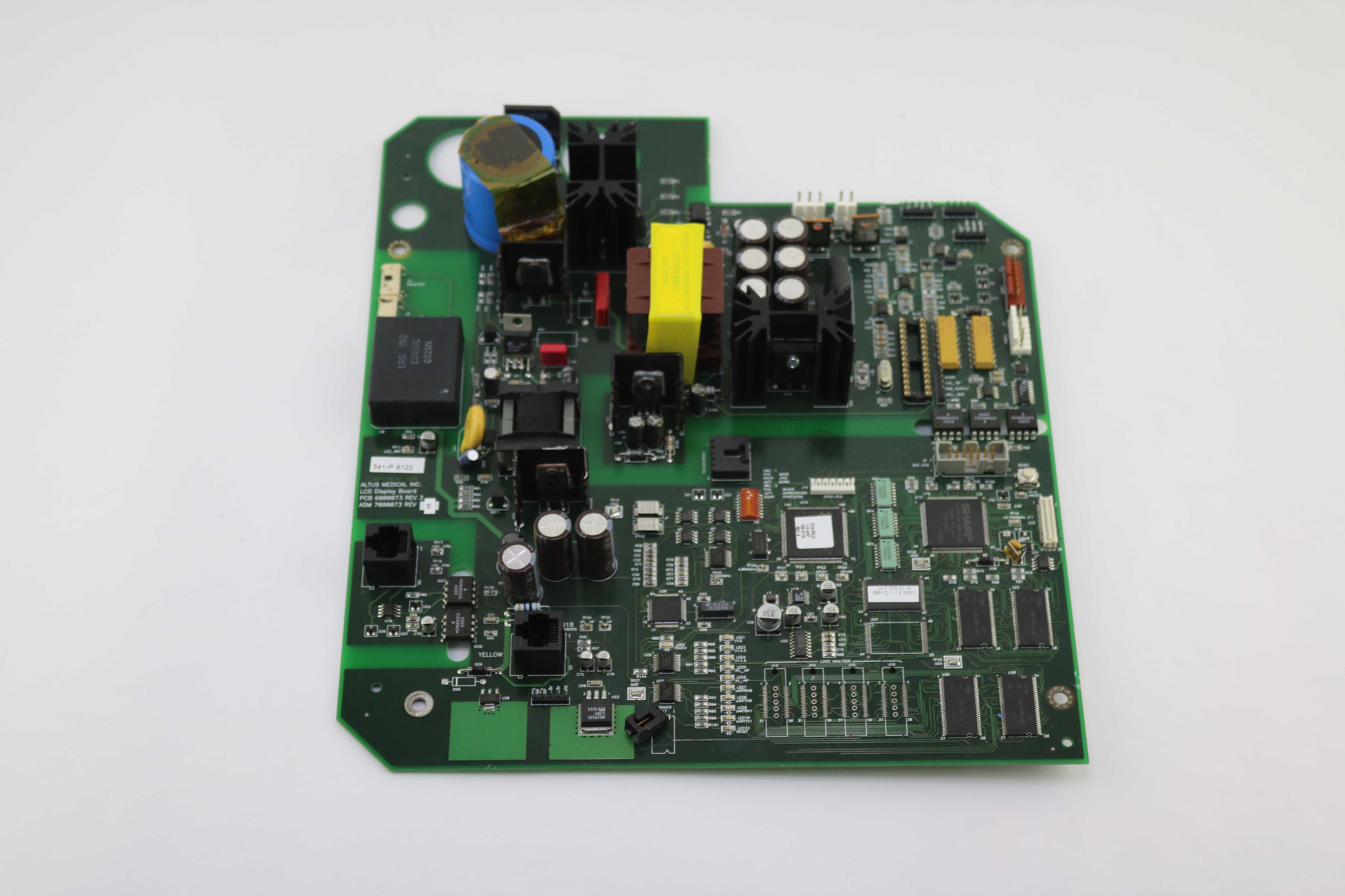 Cutera Altus Xeo Laser LCD Display Board PCB 7000073 MISSING PARTS AS IS ONLY