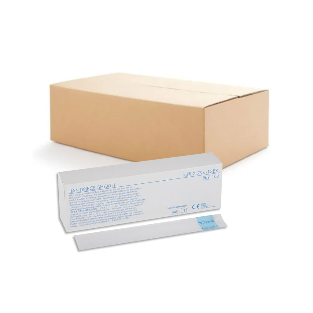 ConMed Hyfrecator Pencil Handpiece Sheath 8in (Non-Sterile) Case of 12 Boxes of 100 (1200)- 7-796-18CS