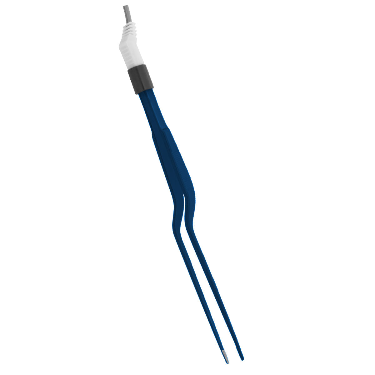 Cushing Serrated Tips Bipolar Forcep, Bayonet