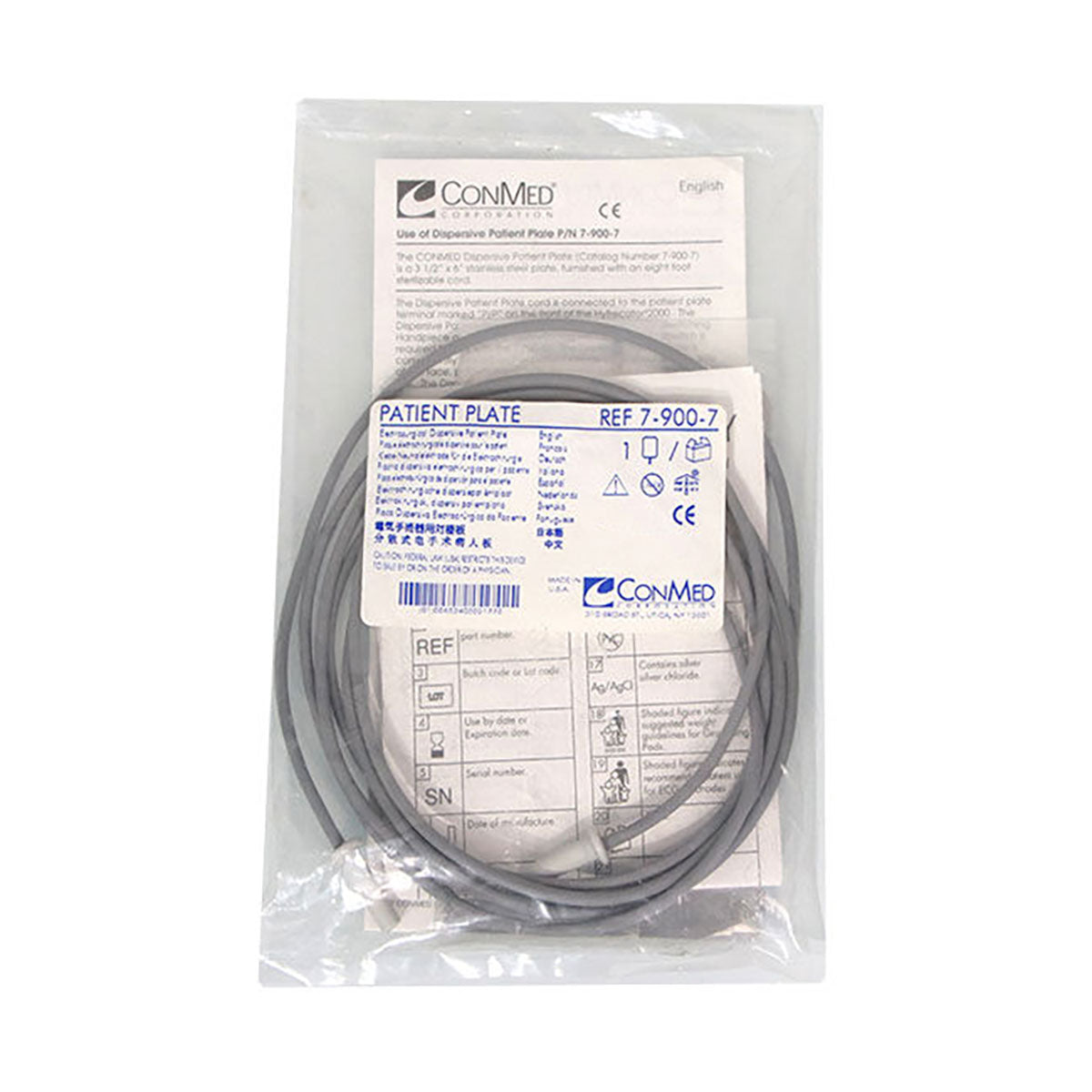 Dispersive 3.50 X 6.00in Patient Plate