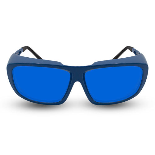 Innovative Optics PPE Laser Safety Glasses 701B.Pi7 Blue Lens 585-670nm OD6 Diode / Dye-Blue