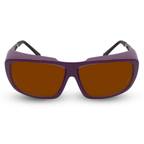 Innovative Optics PPE Laser Safety Glasses 701P.Pi3 Orange Lens 190-532nm OD7-Purple
