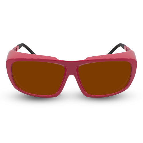 Innovative Optics PPE Laser Safety Glasses 701R.Pi3 Orange Lens 190-532nm OD7-Red
