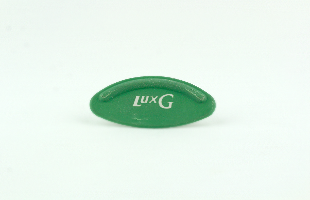 Palomar LuxG IPL Handpiece Emblem Logo Name Snap-In Decal Lux G Green