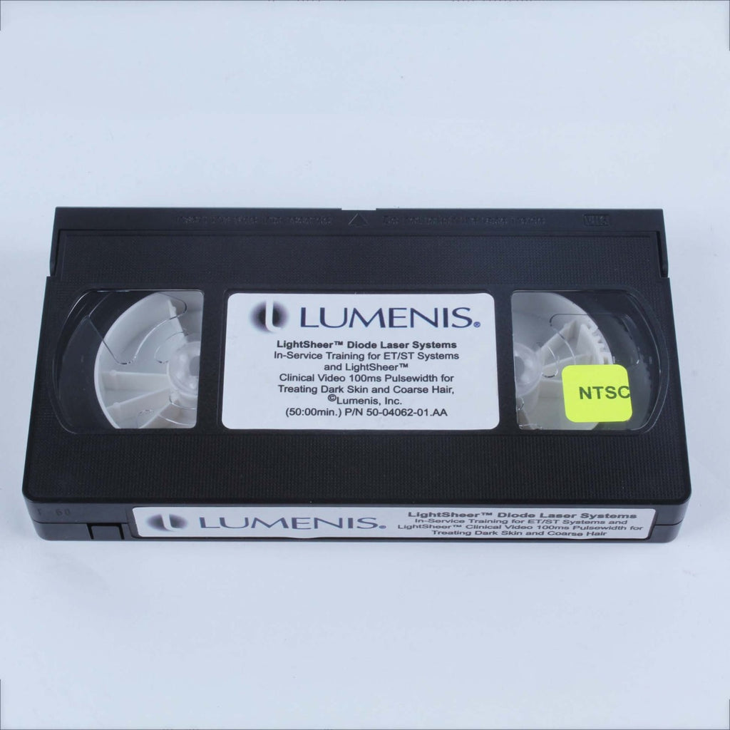 Lumenis LightSheer Diode Laser In-Service Training Dark Skin Clinical Video VHS
