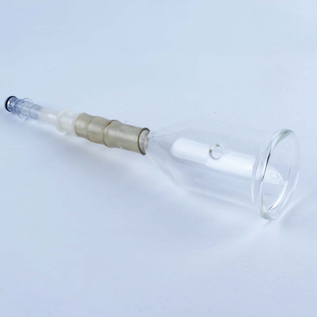Edge HydraFacial Lymphatic Drainage Glass Suction Cup Large Body Handpiece