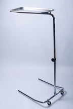 JB Call 11x17" Single Post U-Base Mayo Stand w/ Stainless Steel Instrument Tray