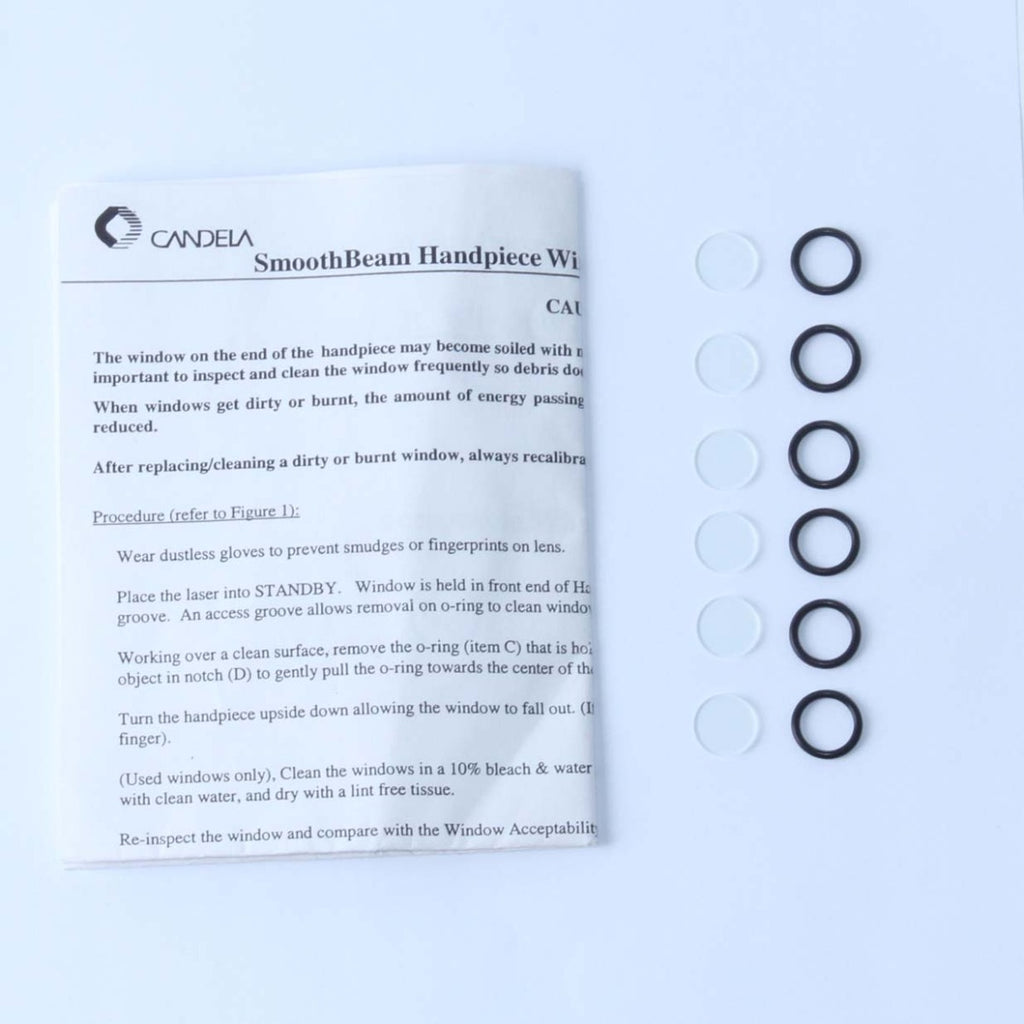 Candela SmoothBeam Laser Handpiece Window Replacement Kit Multipack 7122-00-3007