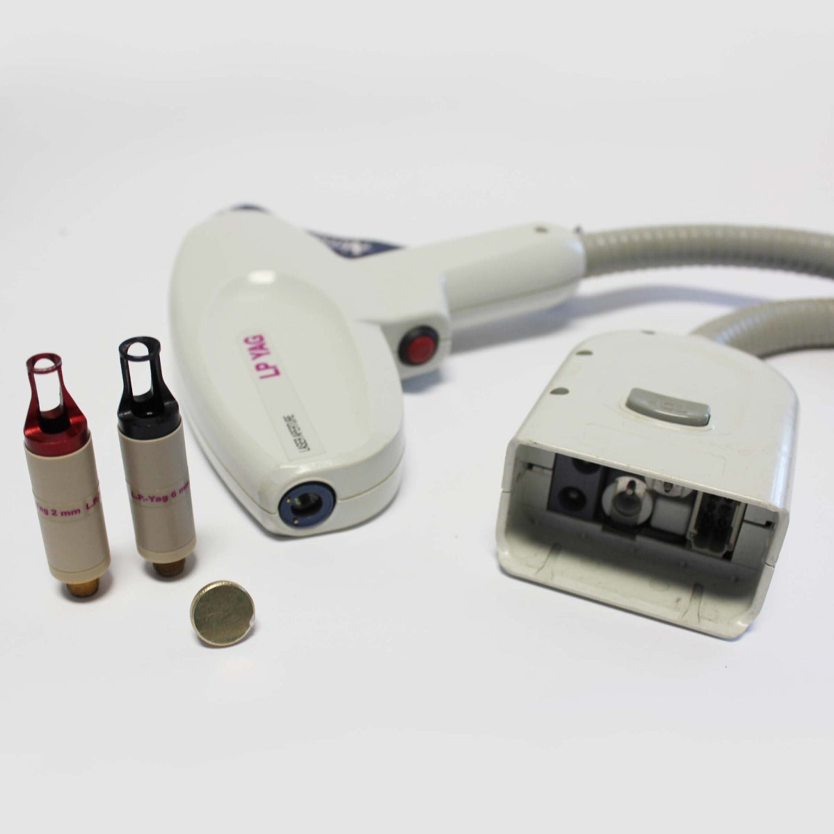 Alma Harmony Elite LP YAG 1064 Nd:YAG Vascular Laser Handpiece w/ 6mm & 2mm Tips