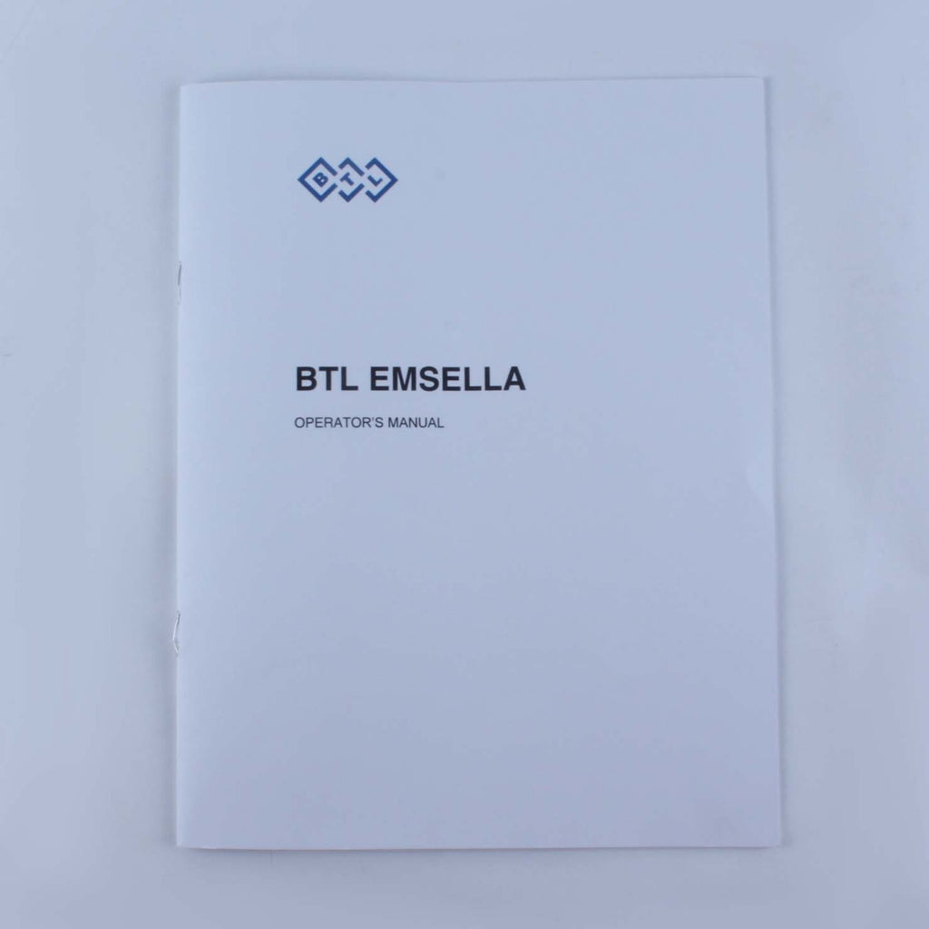 2019 BTL Emsella EM Incontinence Chair Original Physical System Operators Manual