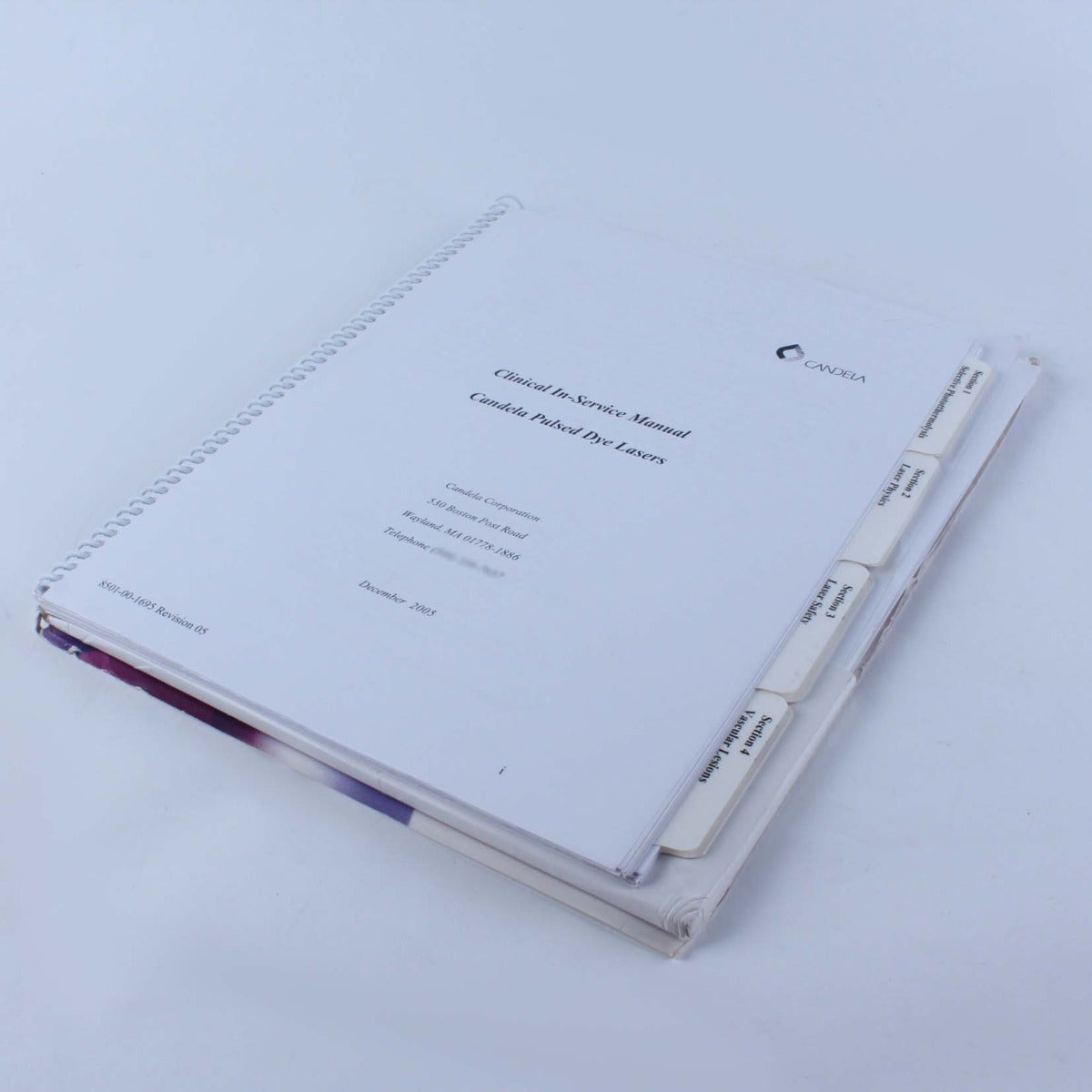 2005 Candela VBeam Pulsed Dye Lasers Clinical In-Service Manual 8501-00-1695