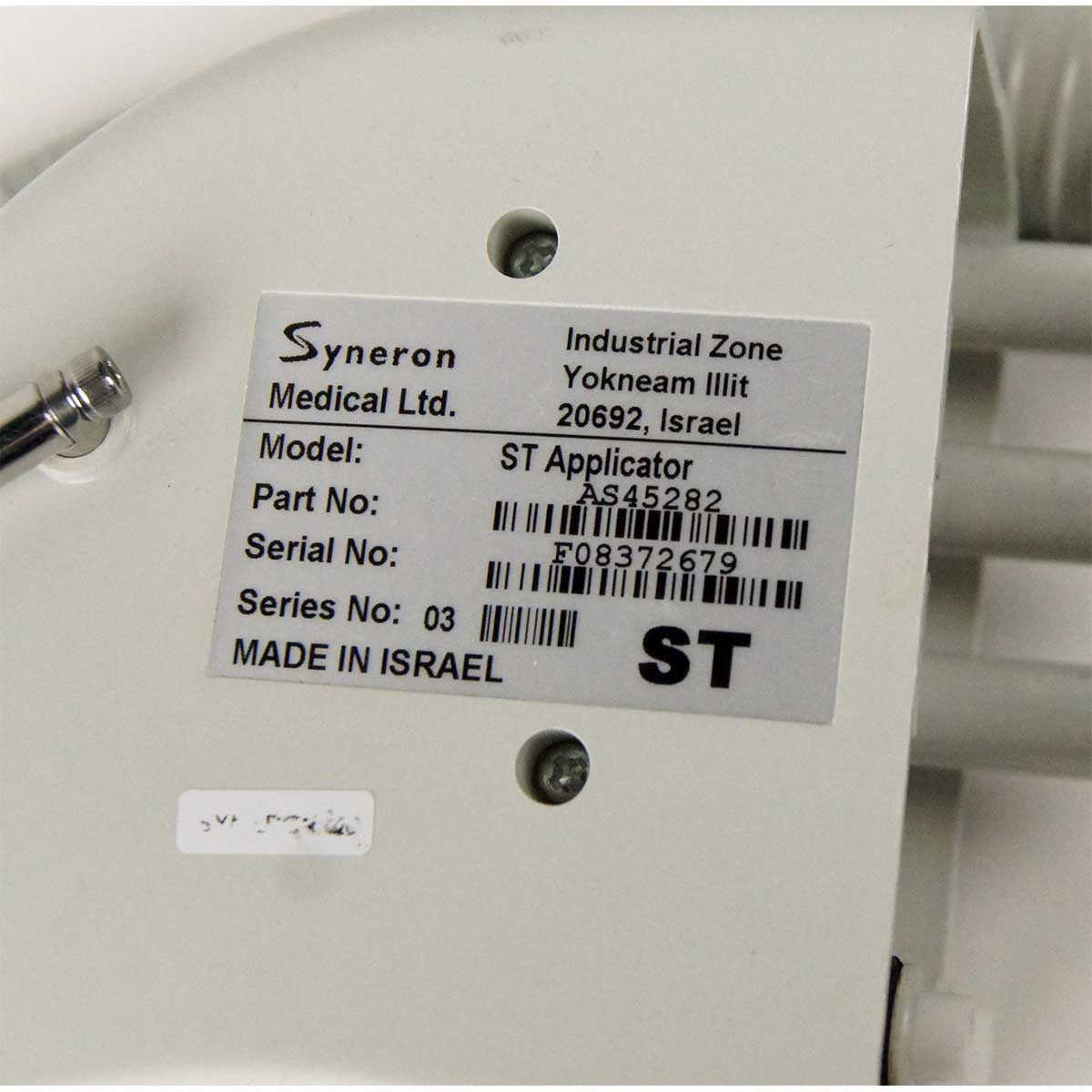 Syneron elos Refirme ST IPL Laser Skin Tightening Applicator Handpiece AS45282