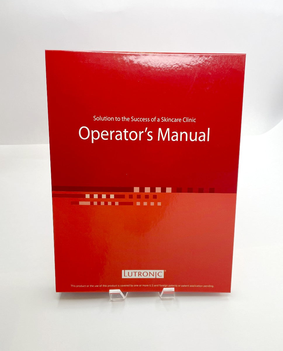 LUTRONIC-LASEMD - Thulium Laser Operator’s Manual Rev. 1.5 / 4100157915