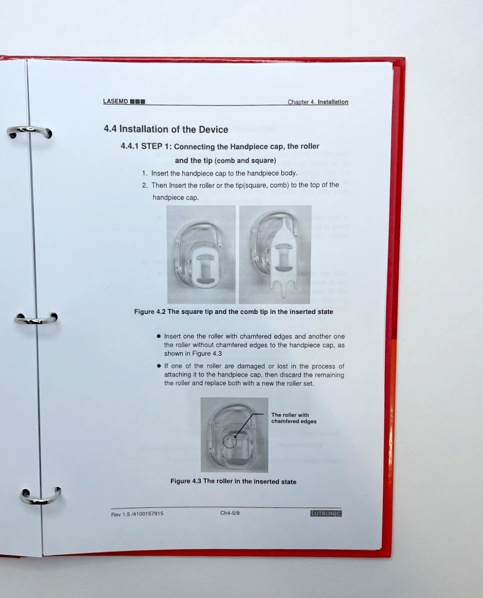 LUTRONIC-LASEMD - Thulium Laser Operator’s Manual Rev. 1.5 / 4100157915