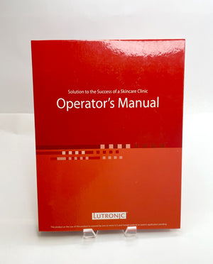 LUTRONIC, INFINI Operator’s Manual, Rev. 1.1 /4100152911