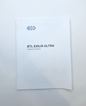 2018 BTL Exilis Ultra RF Skin Tightening User Operator Manual