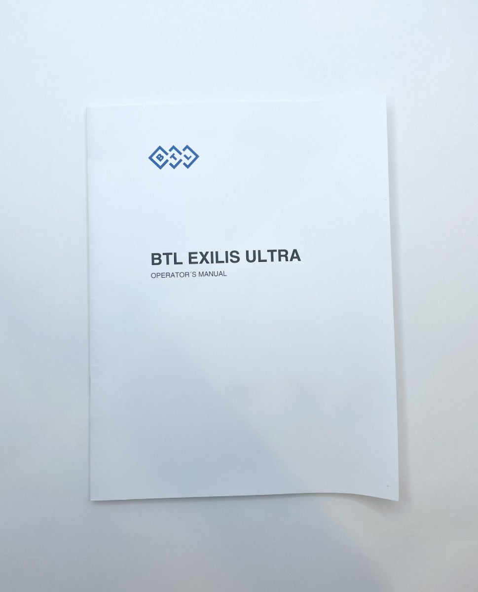 2018 BTL Exilis Ultra RF Skin Tightening User Operator Manual