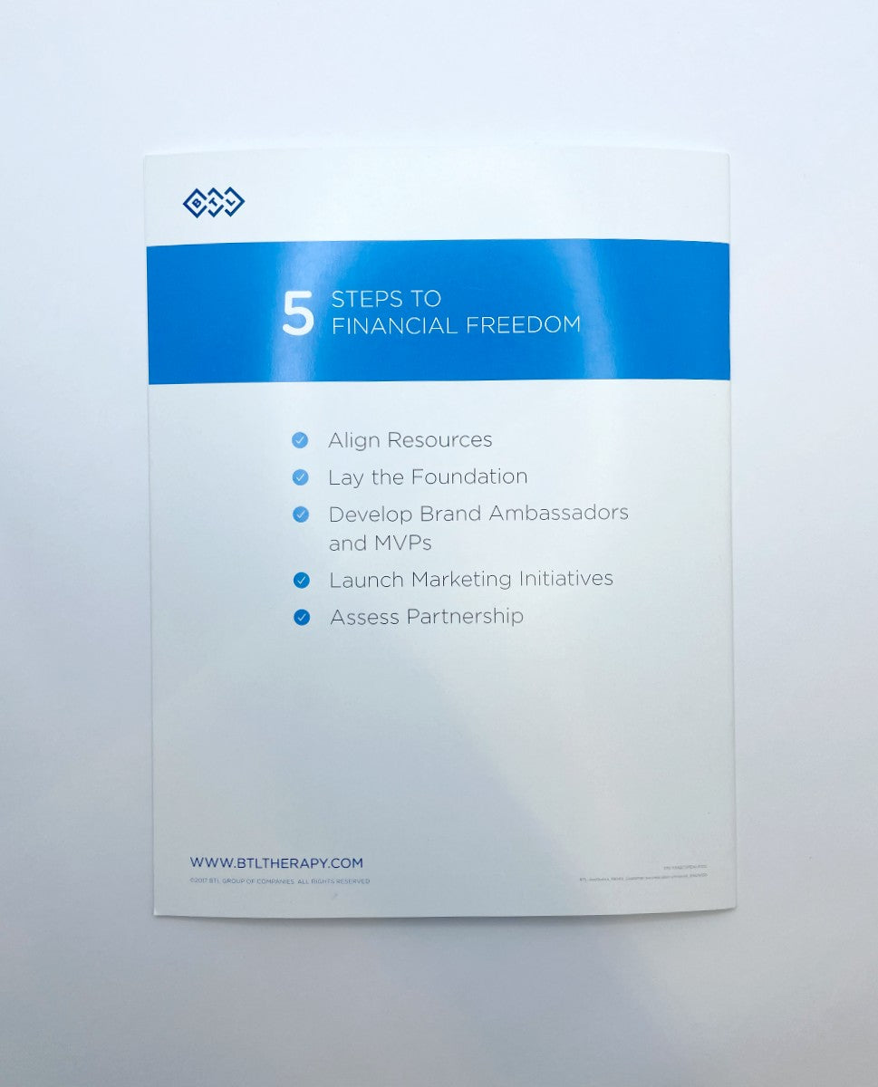 Practice Customer Success Plan 5 Steps To Financial Freedom - BTL