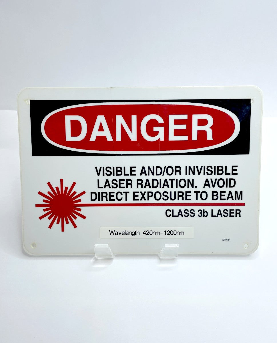 DANGER Warning SIGN Er YAG Class 3B laser