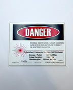 CYNOSURE Danger Plastic Warning Sign Class IV Laser Product
