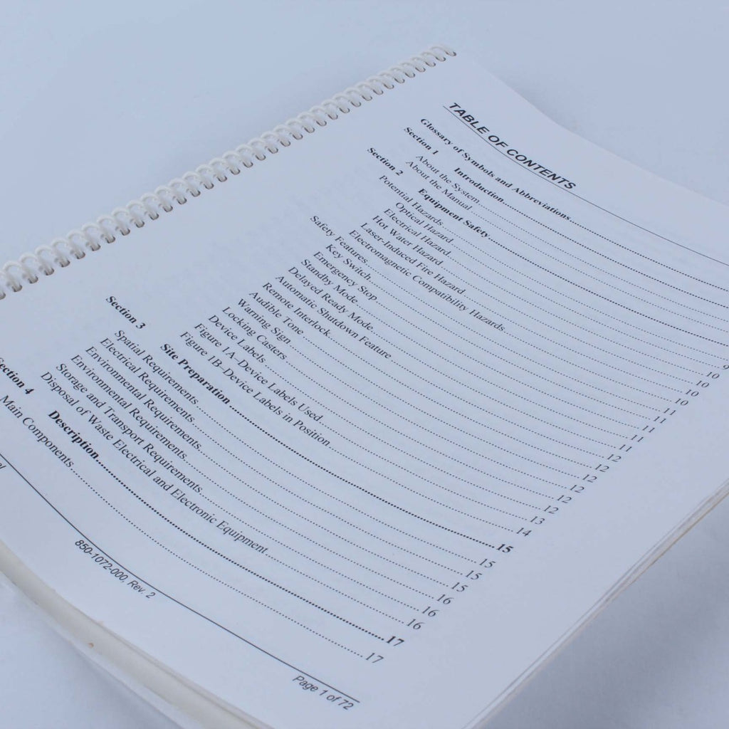 2006 Cynosure Affirm 1440 nm NdYAG IPL Laser System Operator Manual Revision 2