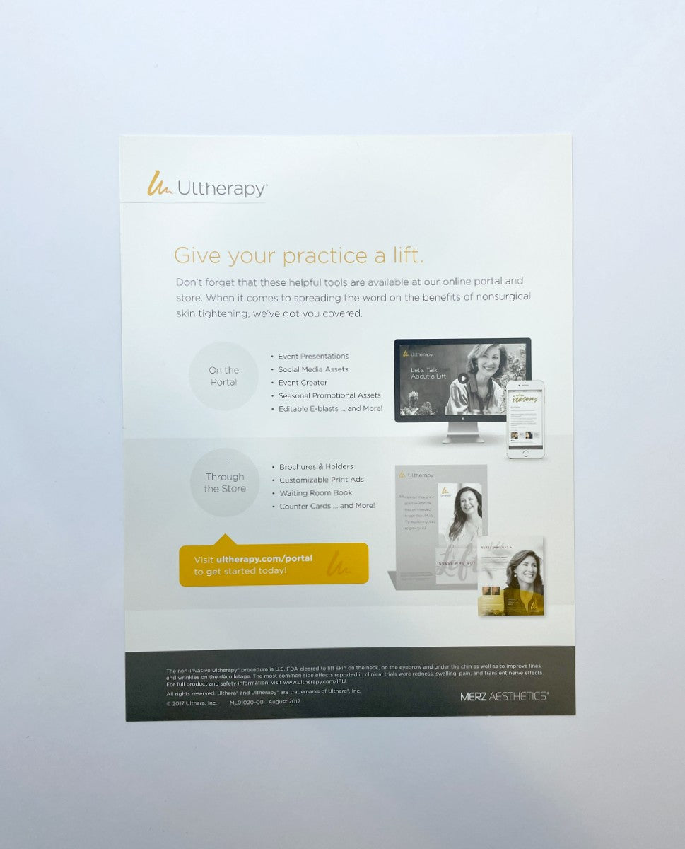 MERZ AESTHETICS ULTHERAPY BROCHURE