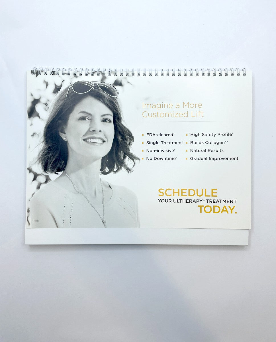 Ultherapy Let's Talk About a Lift Marketing Brochure Office Consultation
