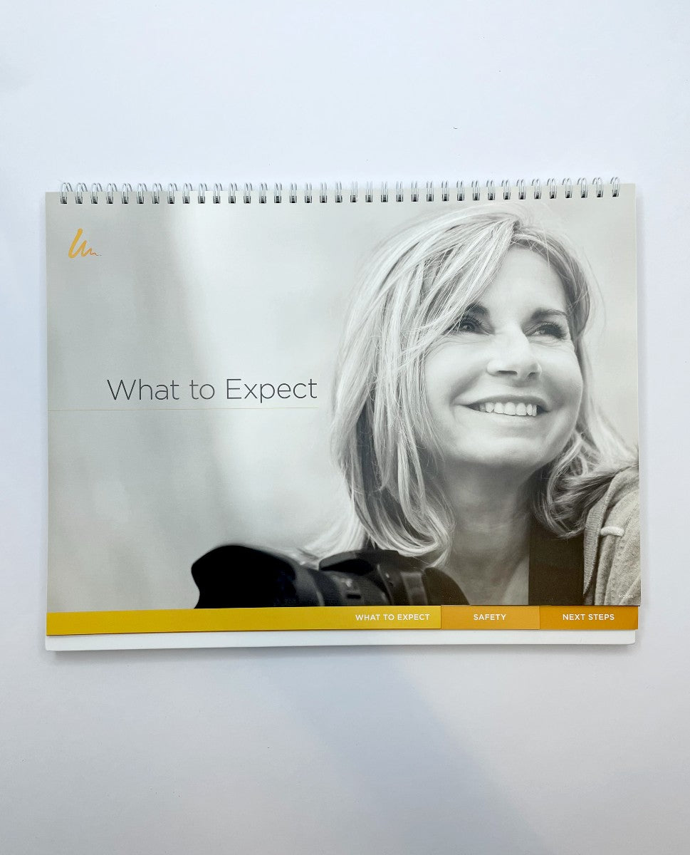 Ultherapy Marketing Brochure Office Consultation Let's Talk About a Lift