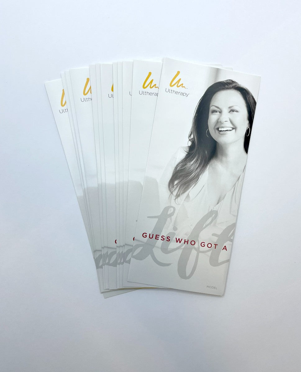 Ulthera Ultherapy Guess Who Got A Brochure 27 Pack