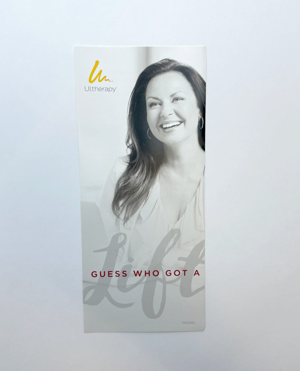 Ulthera Ultherapy Guess Who Got A Brochure 27 Pack