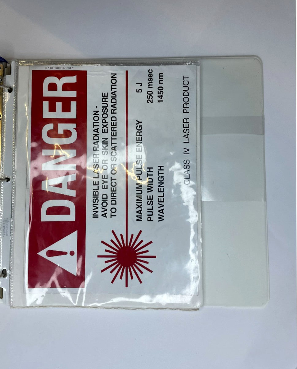 Candela SmoothBeam log and instructions