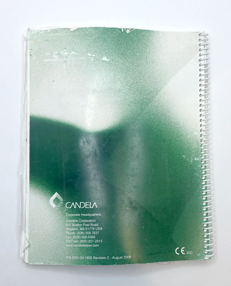 Candela Laser Operator Manual Alex II & Alex Tri Vantage