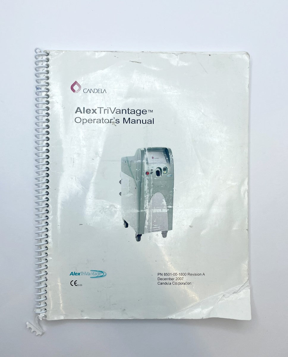 CANDELA Alex TriVantage Operator´s Manual PN 8501-00-1800 Revision A