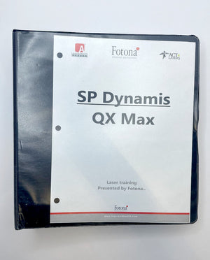 Fotona SP Dynamis QX Max Laser User Manual Training Guide Er ND YAG Q-Switched