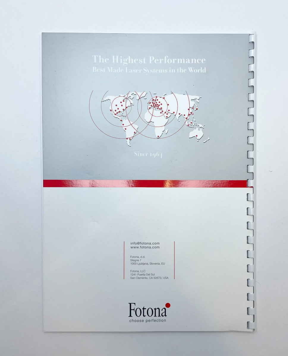 FOTONA Operator Manual Yag Surgical Handpiece