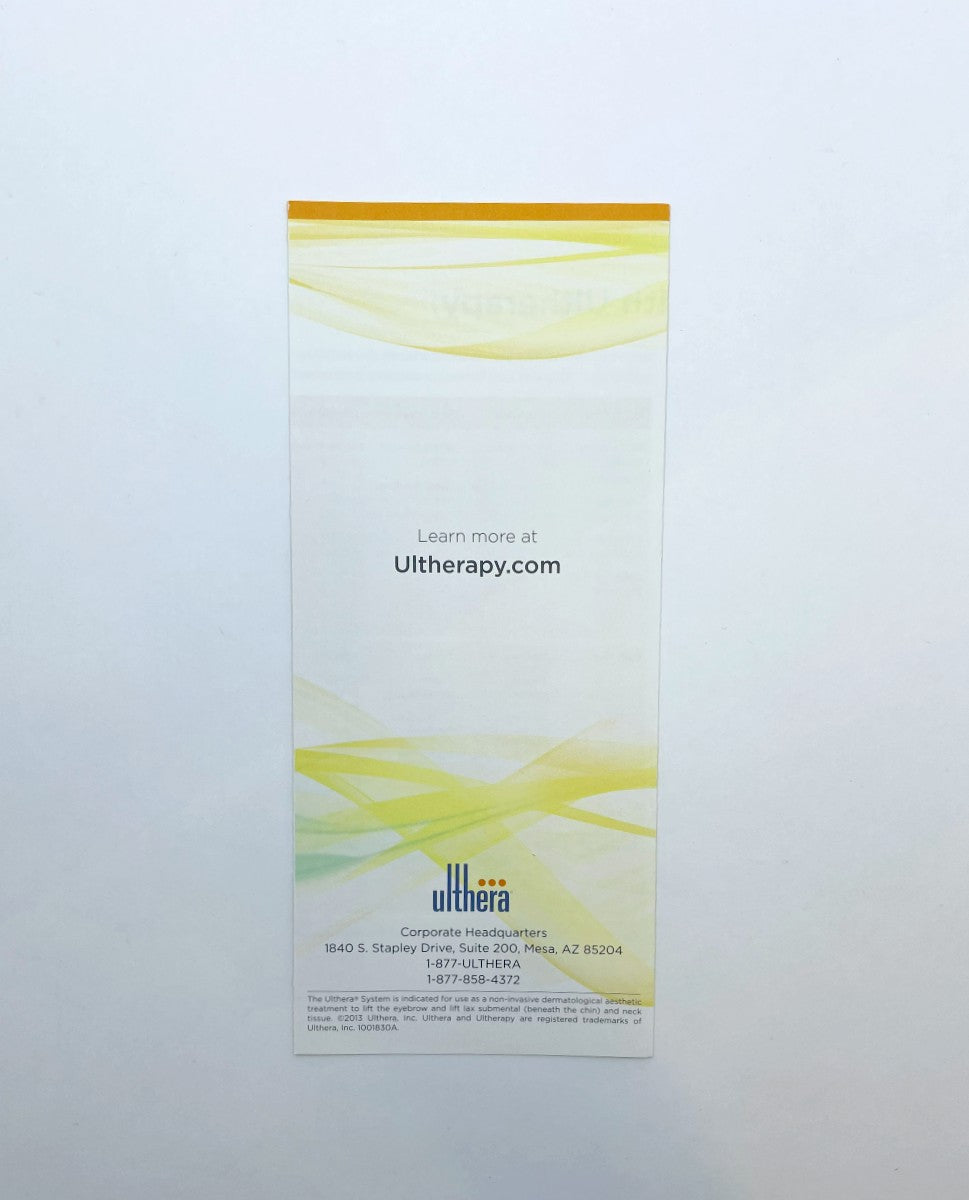 Ultherapy Patient Brochure What to Expect After Treatment