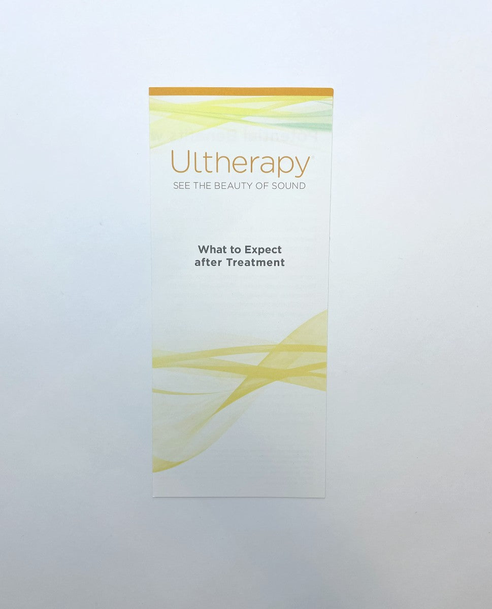 Ultherapy Patient Brochure What to Expect After Treatment
