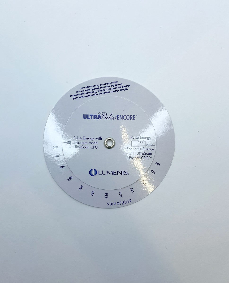 LUMENIS ULTRA Pulse ENCORE, Energy conversor circle guide between UltraScan CPG and UltraScan Encore CPG TM. PN 0641-912-01, REV.B