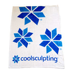 ZELTIQ CoolSculpting Logo White Patient Warming Blanket Polyester 47in x 60in