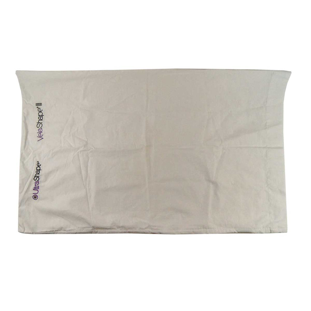 UltraShape VelaShape III Embroidered Pillowcase White Queen Size 20in x 30in