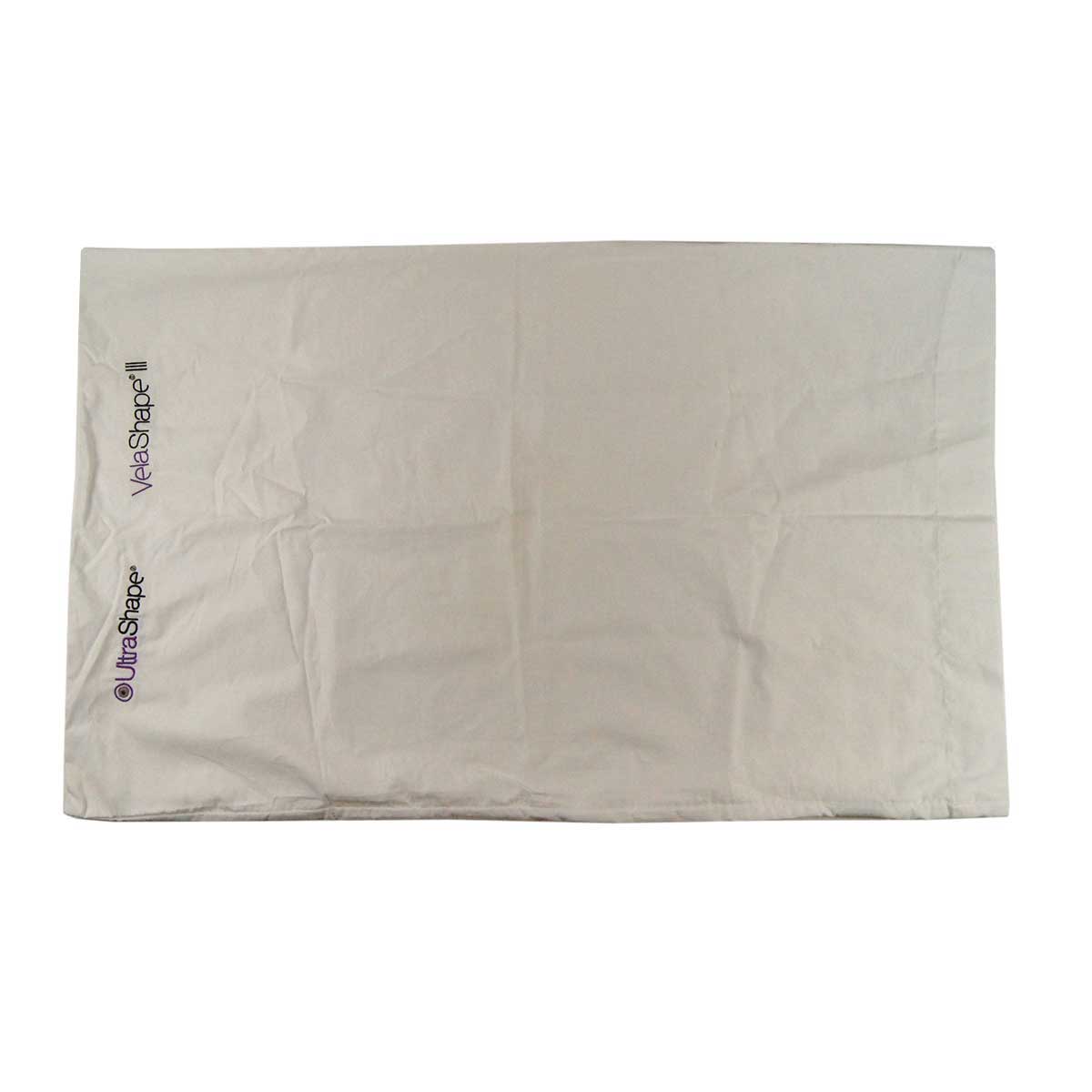 UltraShape VelaShape III Embroidered Pillowcase White Queen Size 20in x 30in