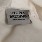 UltraShape VelaShape III Embroidered Pillowcase White Queen Size 20in x 30in