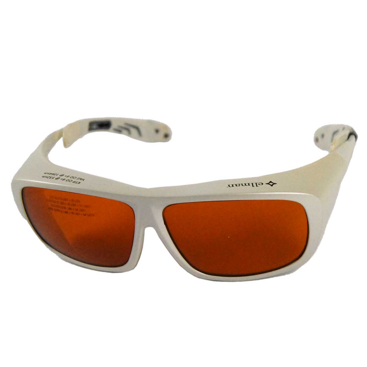 ellman Orange Laser Safety PPE Stylish Glasses KTP OD 6+ @ 532nm YAG