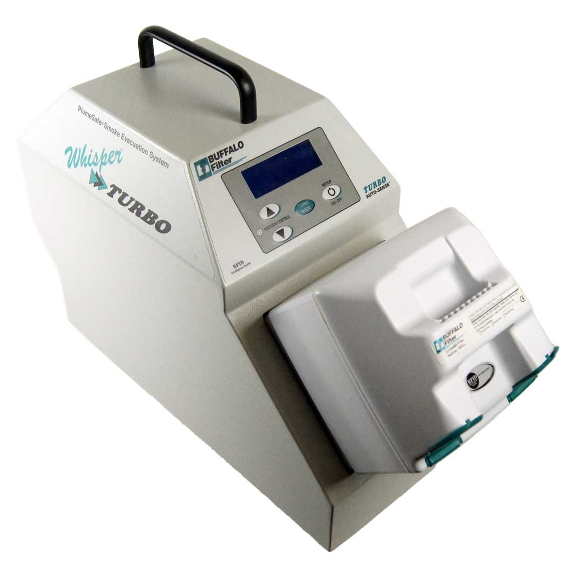 Buffalo Filter Whisper Turbo PlumeSafe Smoke Evacuation Suction System PSWTURBO