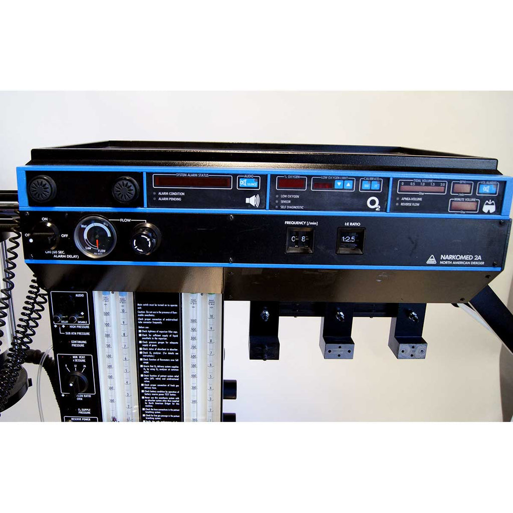 Drager Narkomed 2A II Anesthesia Machine NAD N2O O2 Nitrous Oxide Oxygen AS-IS