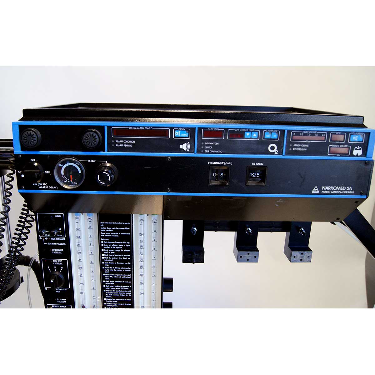Drager Narkomed 2A II Anesthesia Machine NAD N2O O2 Nitrous Oxide Oxygen AS-IS