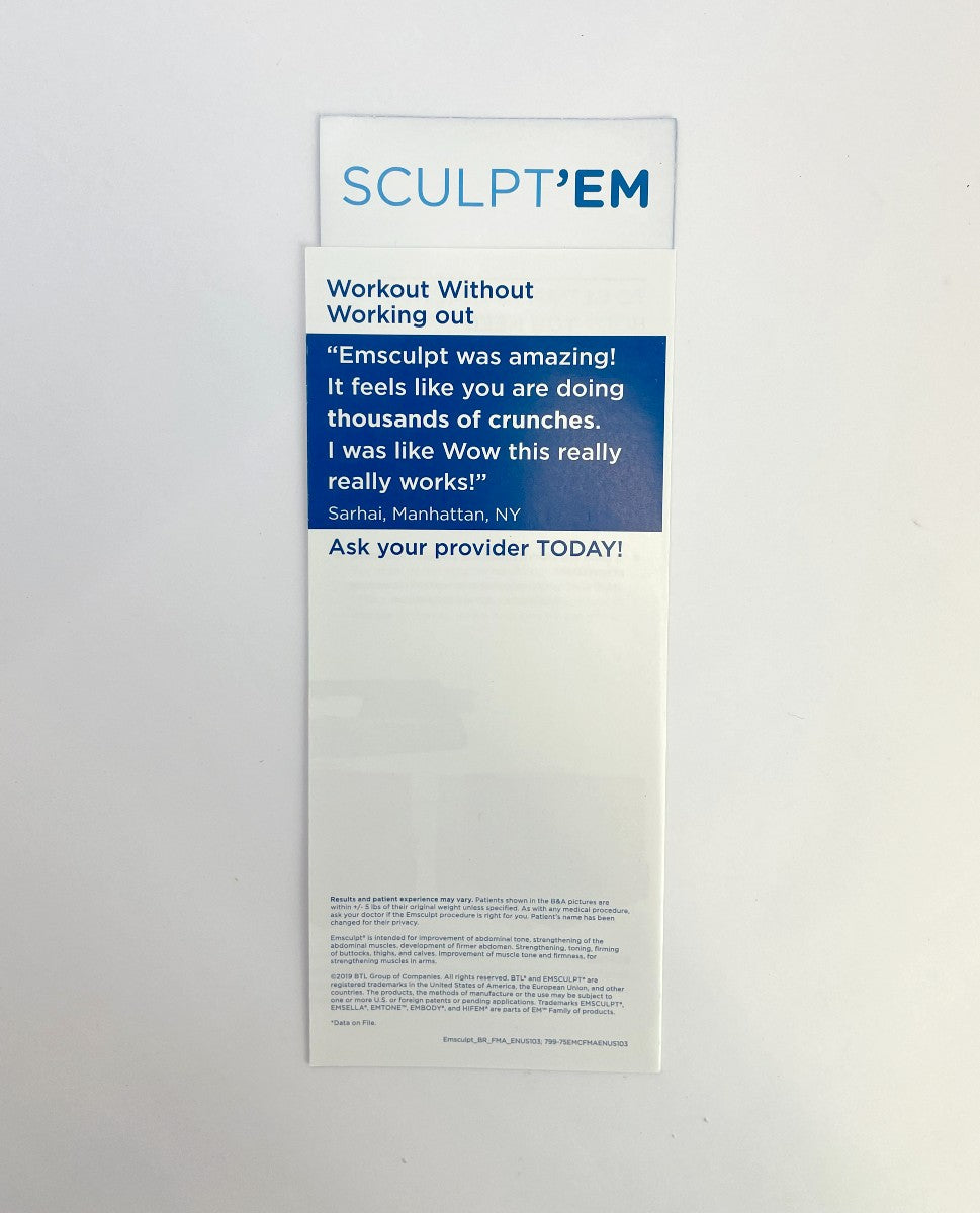 BTL EMSCULPT ARMS AND LEGS BROCHURE P/N. 799-75EMCFHAENU5103 16/pk