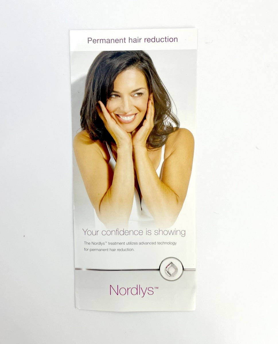 CANDELA NORDLYS BROCHURE PERMANENT HAIR REDUCTION 12/pk